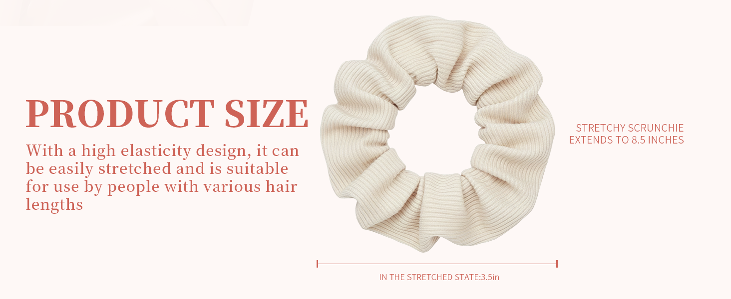cotton scrunchie for women