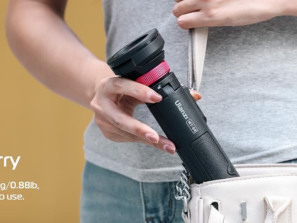 260° and 360° Rotation: Flexible 260° front and rear pitch adjustment