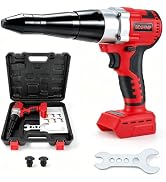 BDJHMP Brushless Automatic Cordless Rivet Gun, Bare Tool Compatible with Milwaukee M18 18V Lithiu...