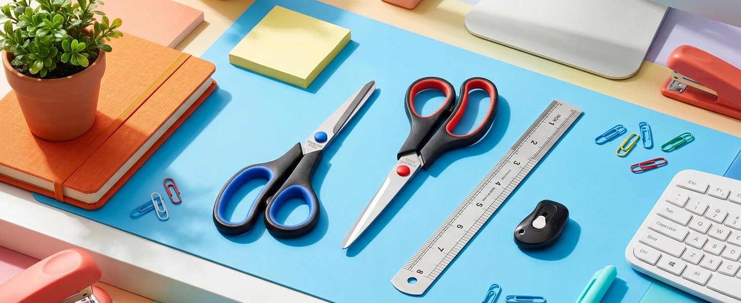 Office Scissors 4-Piece Set