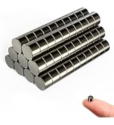 rhinocats 120pcs Small Round Magnets,5x3mm Mini Rare Earth Magnets,N35 Tiny Magnet for Crafts,Sup...