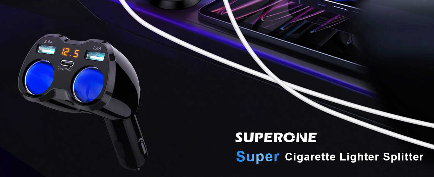 Cigarette Lighter Splitter