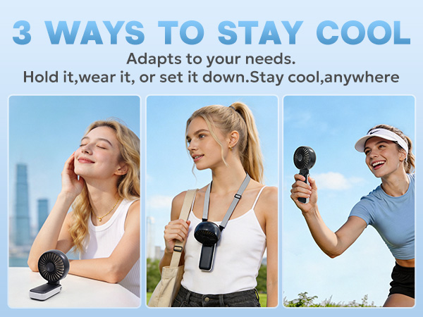 portable fan rechargeable