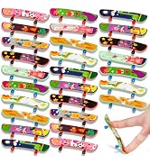 LovesTown 50PCS Finger Skateboards, Mini Skateboards Toys for Kids Party Favors Birthday Classroo...