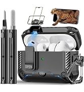 Polislime for AirPods Pro 3 Case (2025) with Phone Stand,Full Drop Protection Automatic Snap Swit...