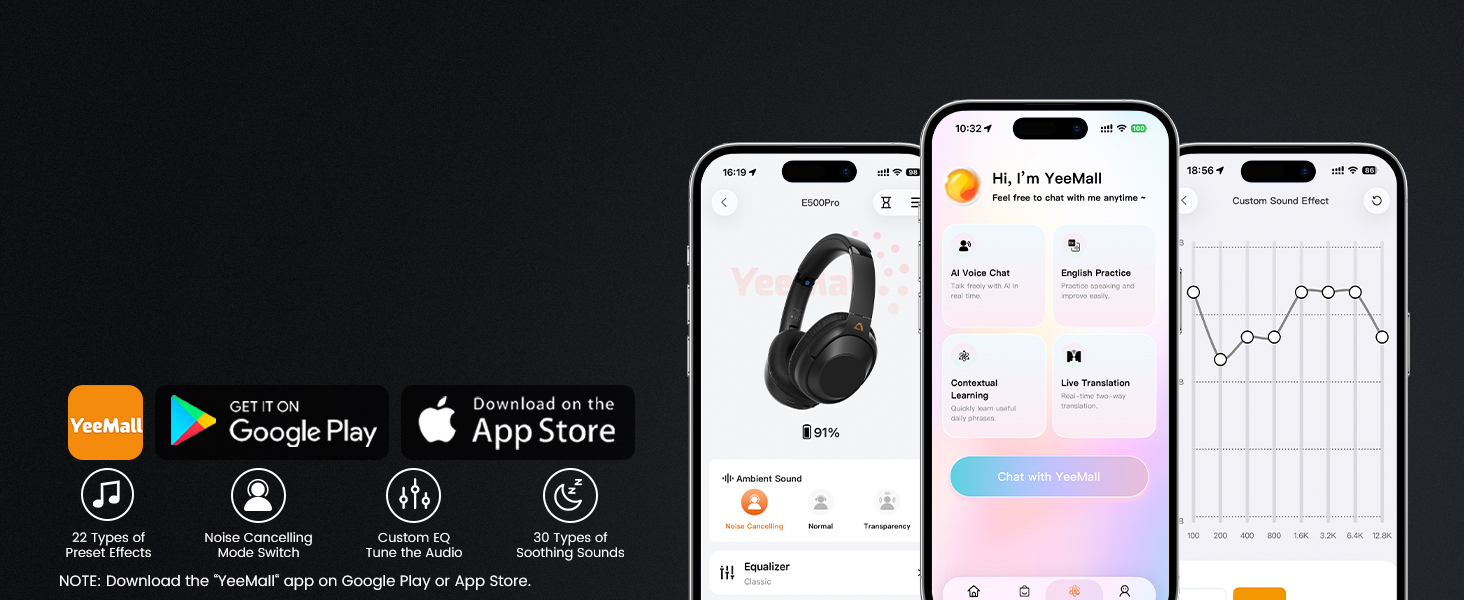 wireless headphones with active noise canceling
