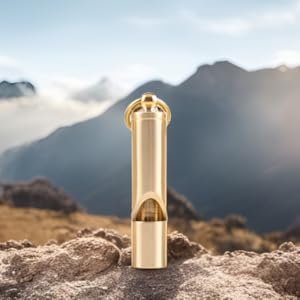 Brass whistle