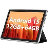 ECOPAD 10.1 Inch Tablet, Android 15 Tablets 12GB(4+8) RAM / 64GB ROM / 1TB SD Card Expansion, 128...