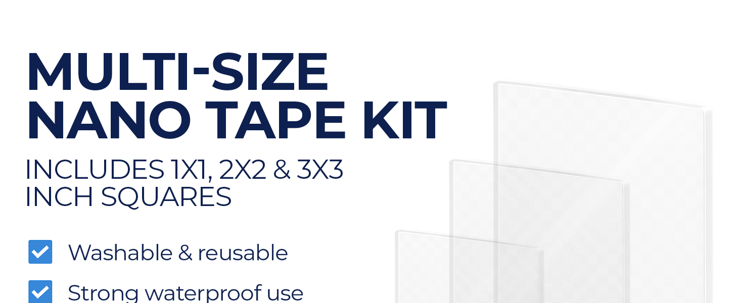 waterproof nano tape multi use adhesive for home office classroom garage tool