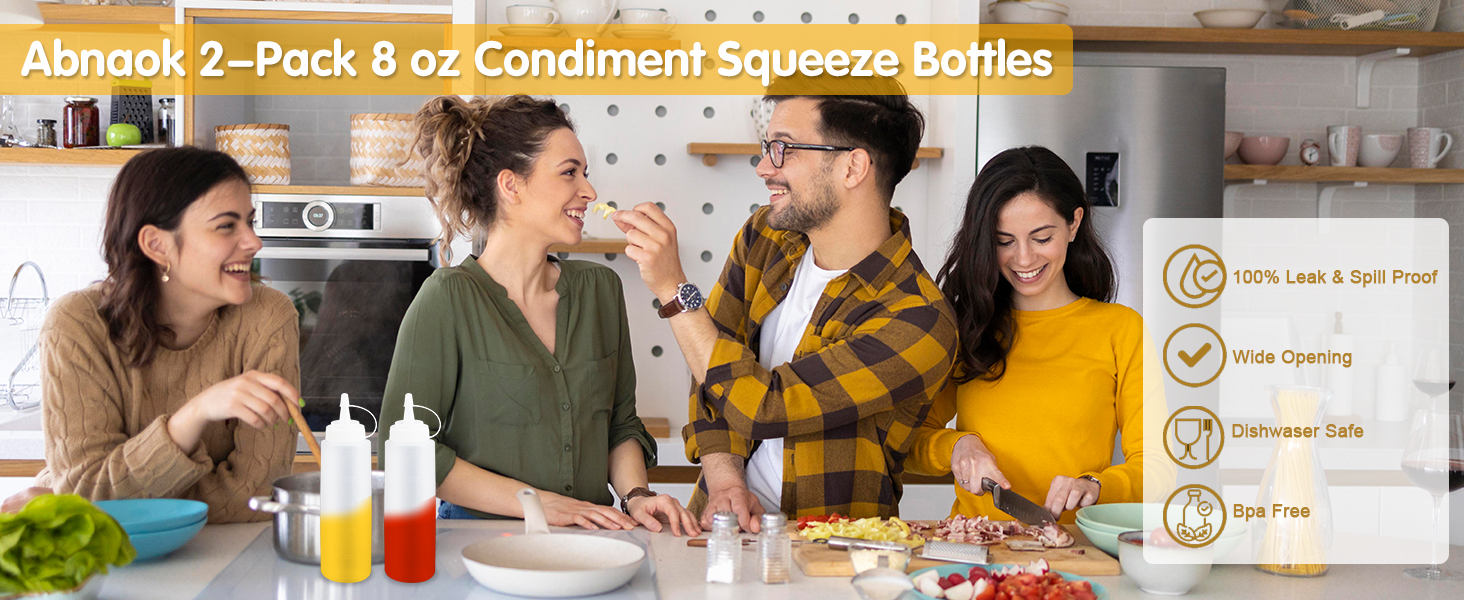 Condiment Squeeze Bottles