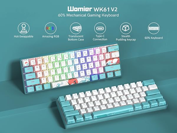 gaming keyboard 60%