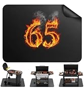 DXOKNQG Fireproof Outdoor Grill Mat for Grills and Flat Top Griddles, Thin Heat Resistant BBQ Mat...