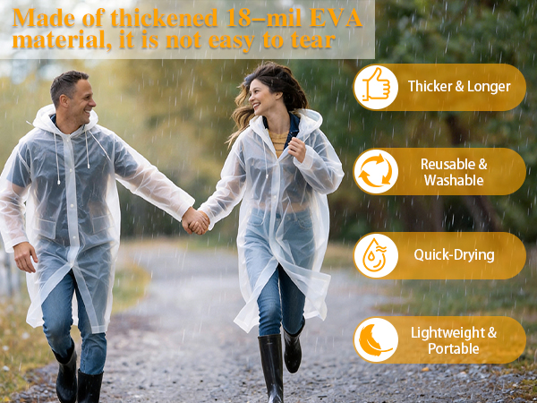 rain ponchos for adults
