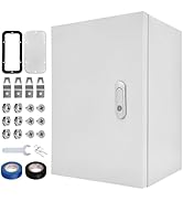 CXCESNS Outdoor Electrical Box 20 x 16x 8''D NEMA 4X Enclosure Steel Box, Waterproof & Dustproof ...
