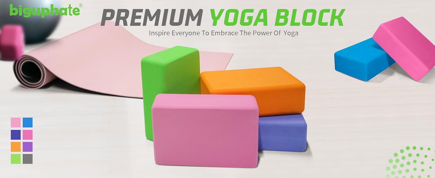 yoga blocks 2 pack,yoga block set,yoga brick,foam yoga blocks
