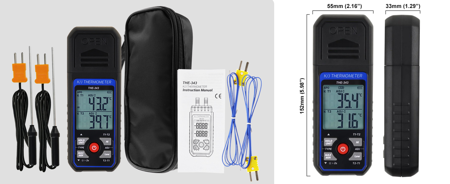 K Type Thermocouple Thermometer