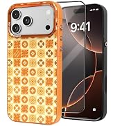 Vearstie for iPhone 17 Pro Max Case, Starry Sky Art Cover with Gold Foil Detailing, Raised Respon...