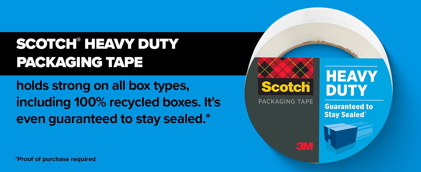 scotch heavy duty shipping packaging tape