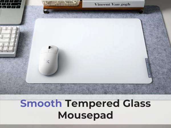tempered glass mousepad