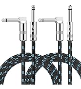 Guitar Cable Guitar Cord 10FT - Sovvid 2 Pack Instrument Cable Quarter Inch Cable Electric Guitar...