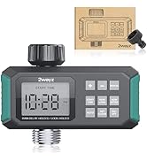 2WAYZ Water Timer for Hose - Automatic Sprinkler Timer with Heavy Duty Threads - 3/4-Inch Inlet a...
