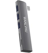 USB C Hub for Laptop, USB 3.0 Hub 5-Port USB C Splitter Extender with SD/TF Card Reader for Windo...