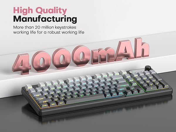 4000mAh Membrane Keyboard