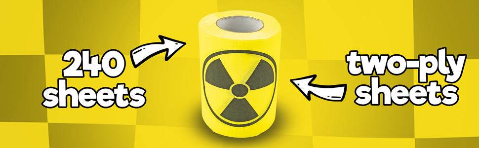 Fairly Odd Novelties Toxic Nuclear Novelty Toilet Paper