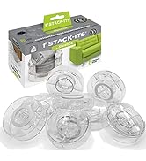 Slipstick CB658 Stack-Its 1 Inch Adjustable Bed Risers/Furniture Risers (Set of 8) Lifts Height 1...