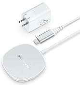 NANAMI Magnetic Wireless Charger iPhone Compatible with MagSafe Charger for iPhone 15/14/13/12 Pr...