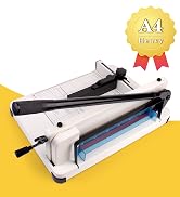 Paper Cutter Professional Guillotine Trimmer - Heavy Duty Cutting Paper Craft Machine with 380 Sh...