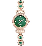 Avaner Women's Bracelet Wrist Watches: Crown Rhinestones Stainless Steel Strap Analog Quartz Eleg...