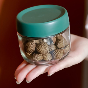 mini glass jars seal ring pot sealed pot bottle cup