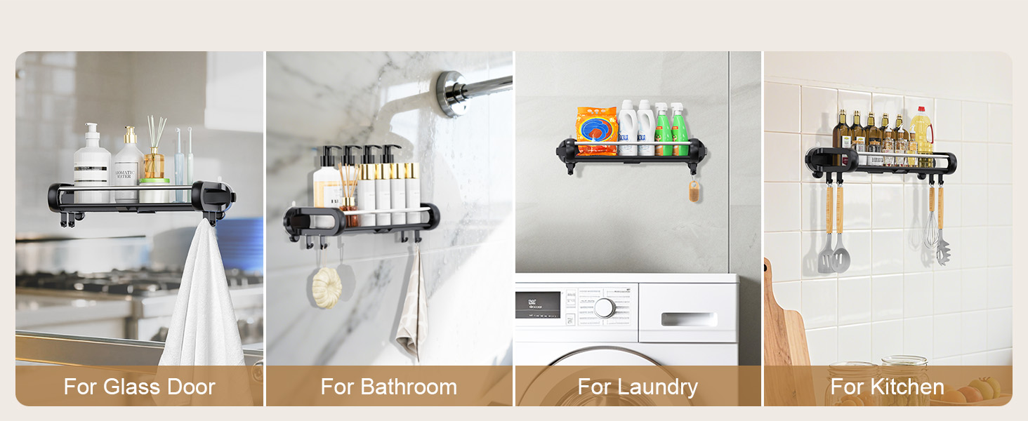 suction caddy for shower wall