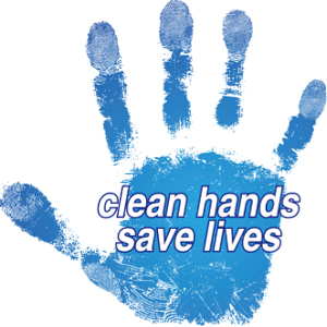 clean hands save lives, wish hand sanitizer
