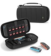 MEQI Carrying Case for Nintendo Switch 2, Hard Shell Travel Case with Large Storage for Storing C...