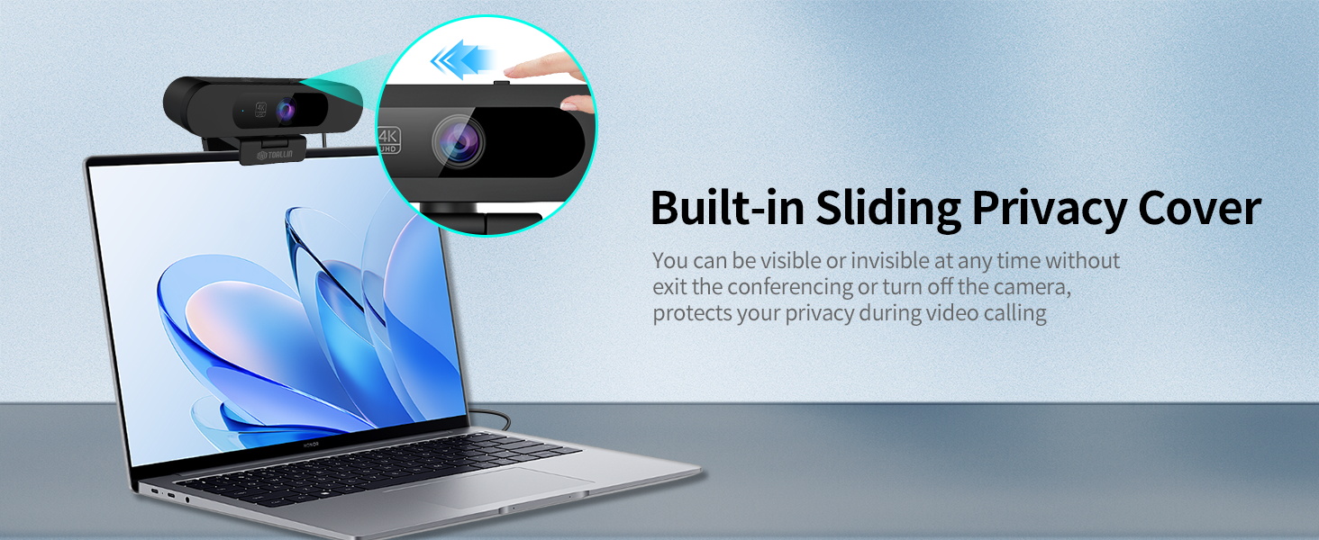 Built-in privacy cover