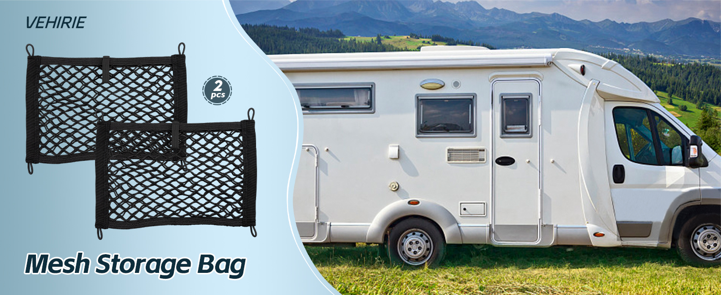Small Cargo Net Pouch Bag