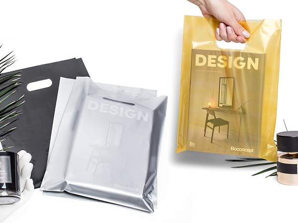 bags for small business plastic gift bags merchandise bags shopping bags for boutique Teal Purple