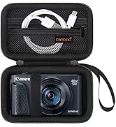 Canboc Carrying Case for Canon PowerShot SX740 SX730 SX720 SX620 G7X V1 Digital Camera, Point and...