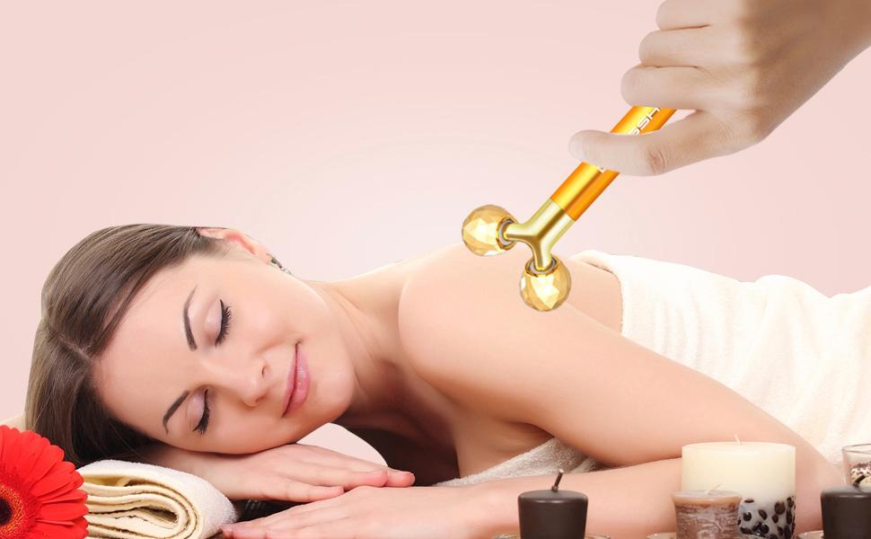roller face massager