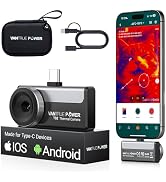 VANTRUE POWER TS2 Thermal Camera for iPhone & Android, Thermal Imaging Camera 512x384 Super Resol...