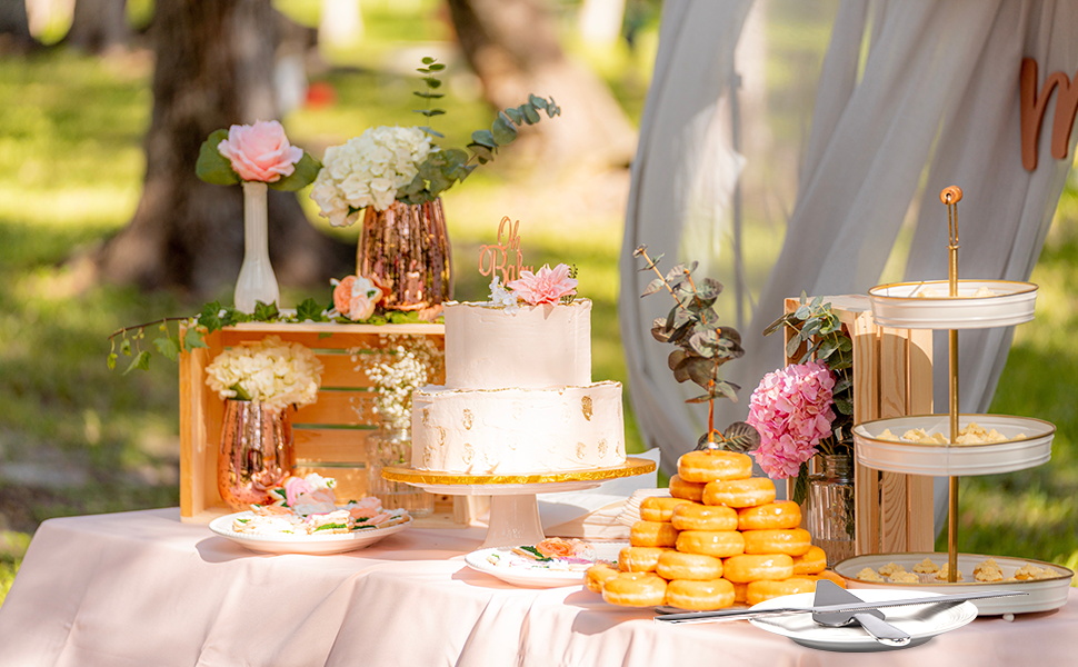 Cake Cutting Set Silver 970X600-1