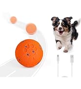 ALL FOR PAWS Interactive Dog Toy, Smart Moving Ball with 2 Play Modes, E-TPU Material, USB Rechar...