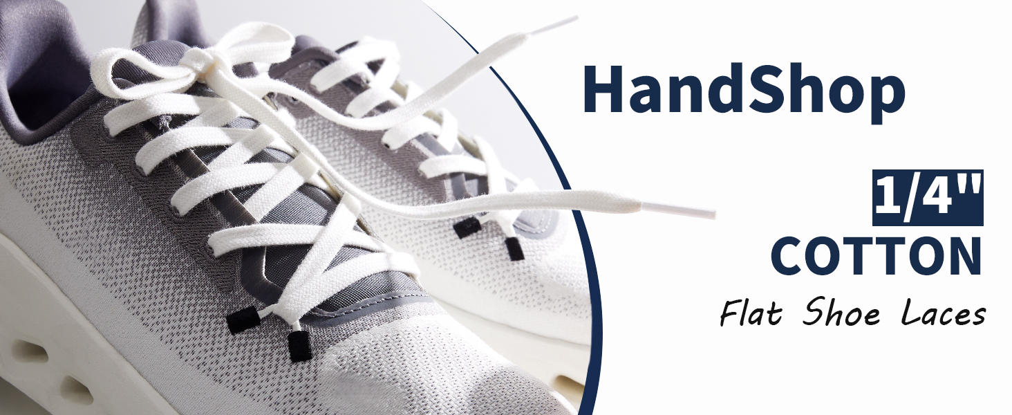 Handshop 6mm Cotton Shoelaces