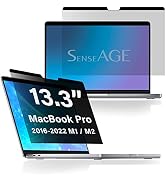 SenseAGE Magnetic Privacy Screen Filter for MacBook Pro 13.3", Easy On/Off Anti-Blue Light Privac...