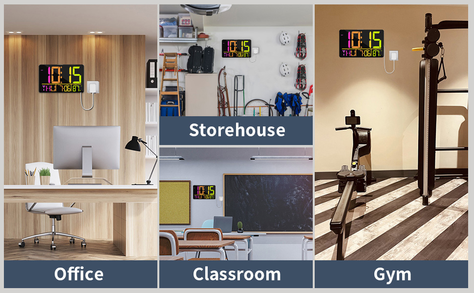 digital clock for classroom,kitchen clocks wall