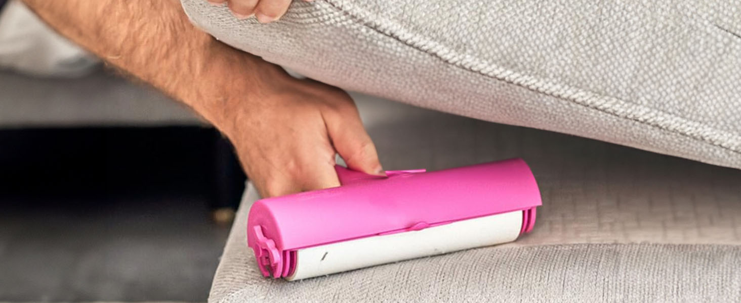 Extra Large Lint Roller Giant for Pet Hair Furniture Bed Couch Floor with Extra Sticky Total