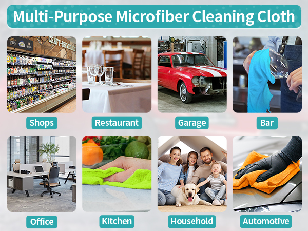 microfiber cleaning towels