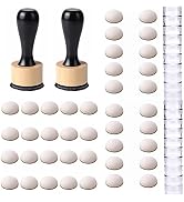 Mini Ink Blending Brushes Tools 2 Handle with 42 Refills Replacement Round Foams and 20 Plastic S...